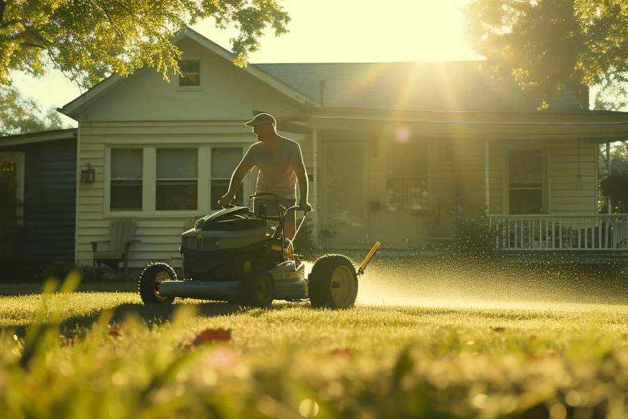 electronic mower