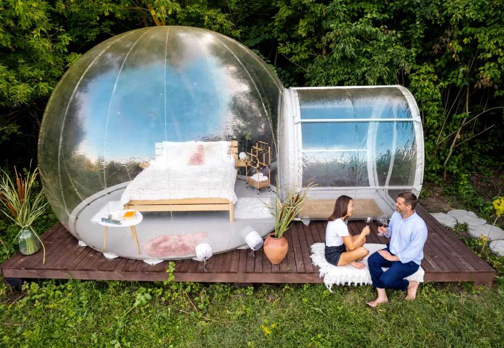 inflatable transparent dome tent